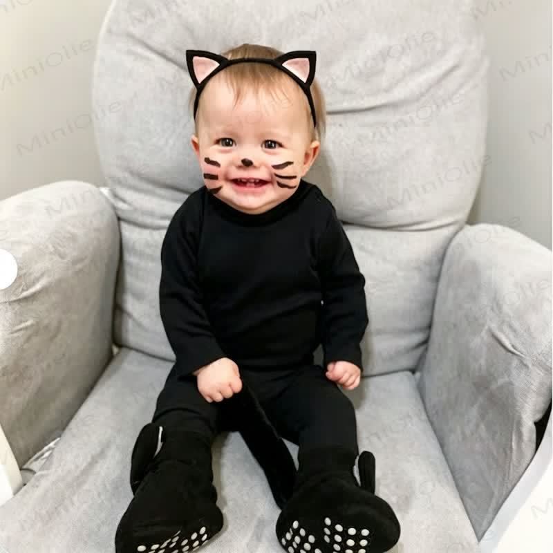 ベビー用ハロウィン猫ヘッドバンド - image 5