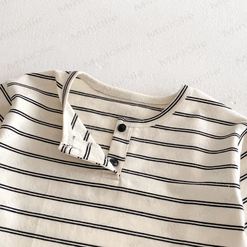 ベビー・幼児用ストライプヘンリーTシャツ - image 6