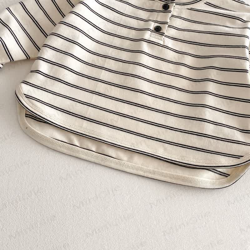 ベビー・幼児用ストライプヘンリーTシャツ - image 8