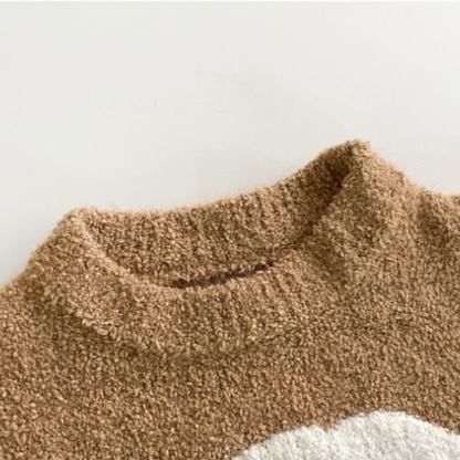 ベビー用フリーススウェットシャツとパンツのツーピースパジャマセット - image 4