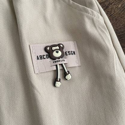 幼児用ベビーベアパッチ付き襟付きジャケット＆パンツ3点セット - image 14