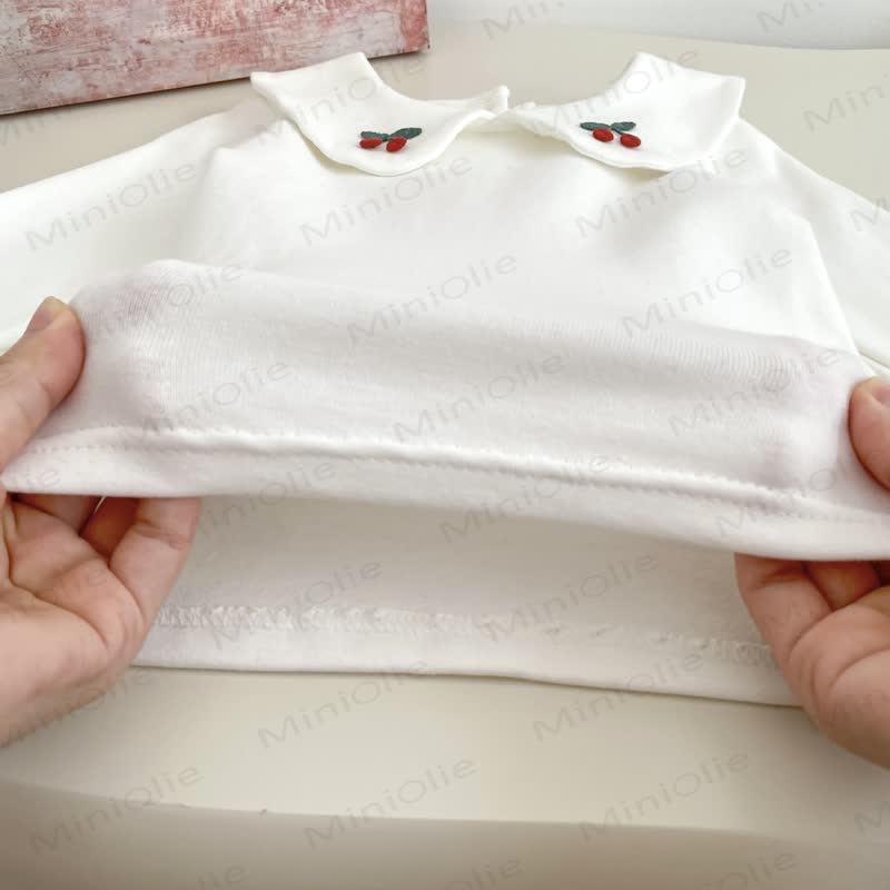 ベビーチェリーカラーの赤チェック柄Dressセット - image 7