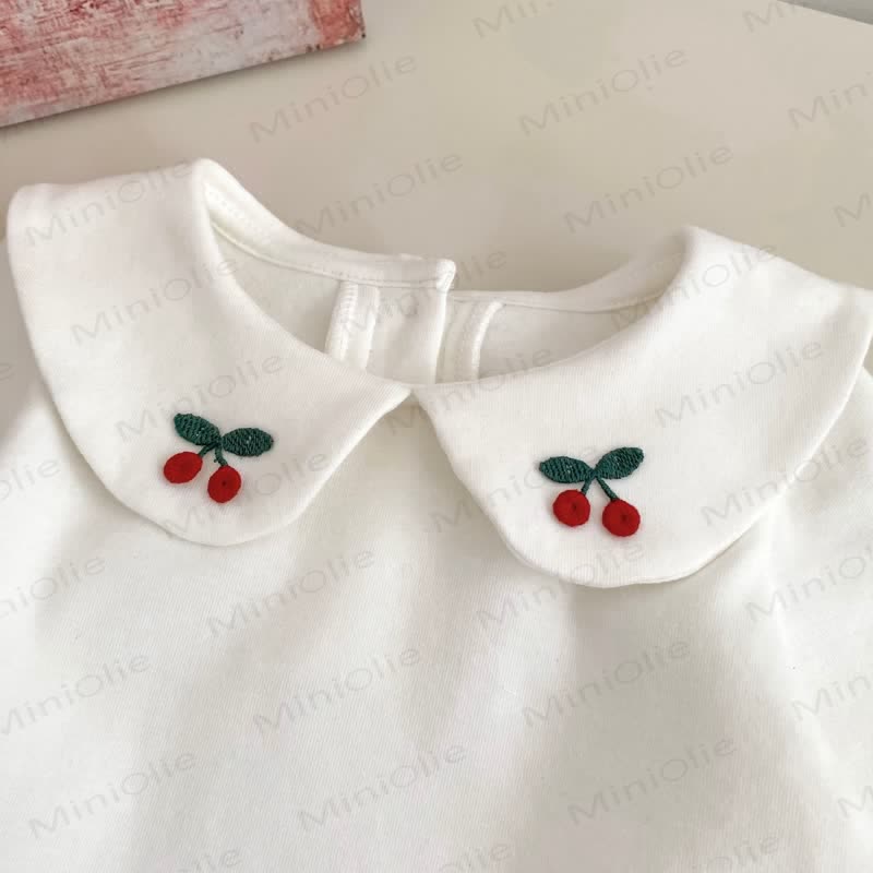ベビーチェリーカラーの赤チェック柄Dressセット - image 6