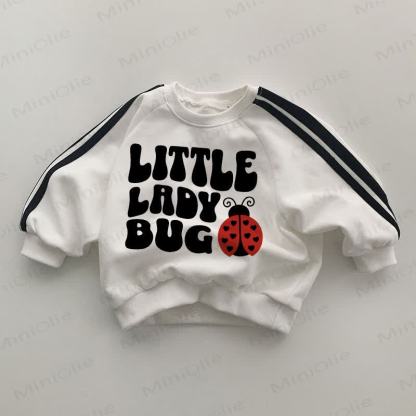 LITTLE LADY BUGベビーホワイトスウェットシャツ - 白 - 2～3歳 - image 1
