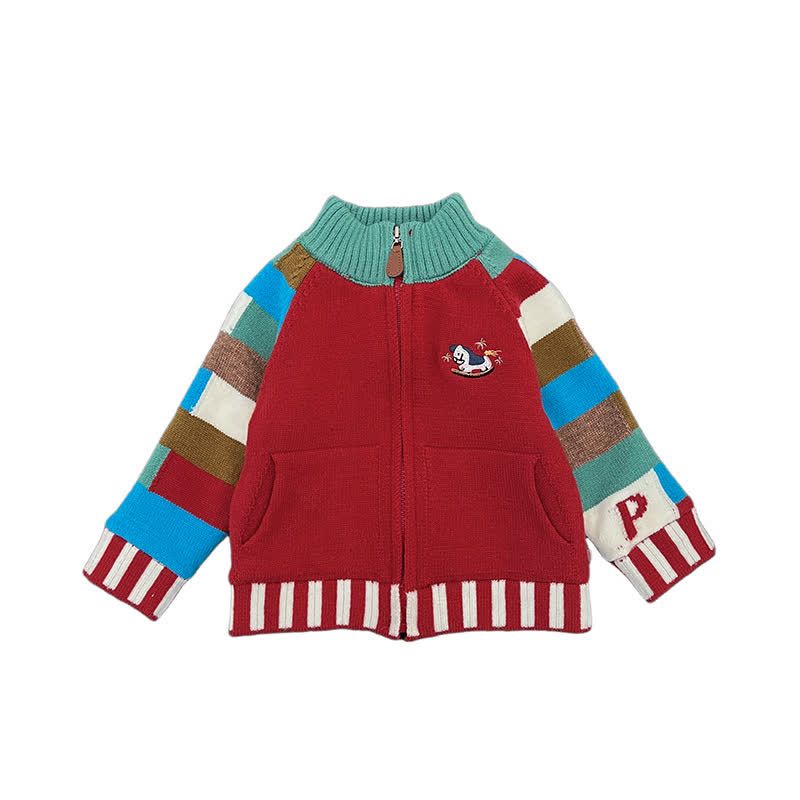 ベビー・幼児用カラーブロックニットジャケットまたはパンツ - ジャケット - 4～5歳 - image 2