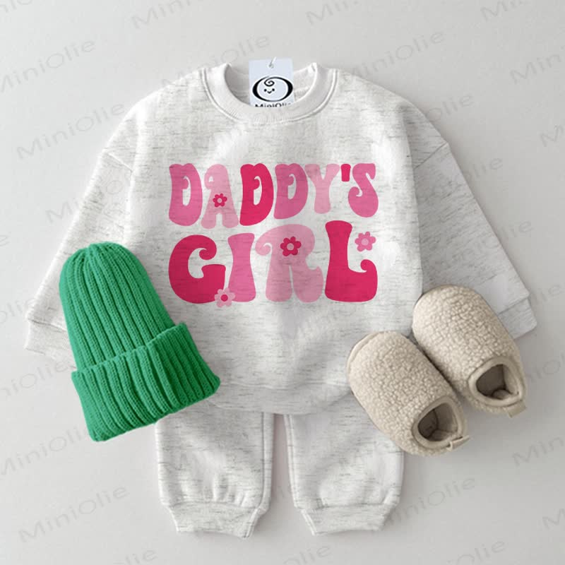 DADDY'S GIRLベビー用ツーピース ライトグレーセット - ライトグレー - 2～3歳 - image 1