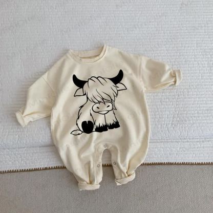 ベビーブル ベージュロンパース - ベージュ - 2～3歳 - image 1