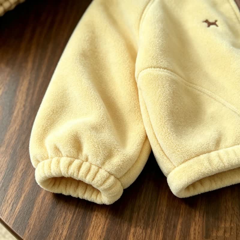 幼児・子供用子犬刺繍入りフリースジャケット＆パンツ 2点セット - image 7