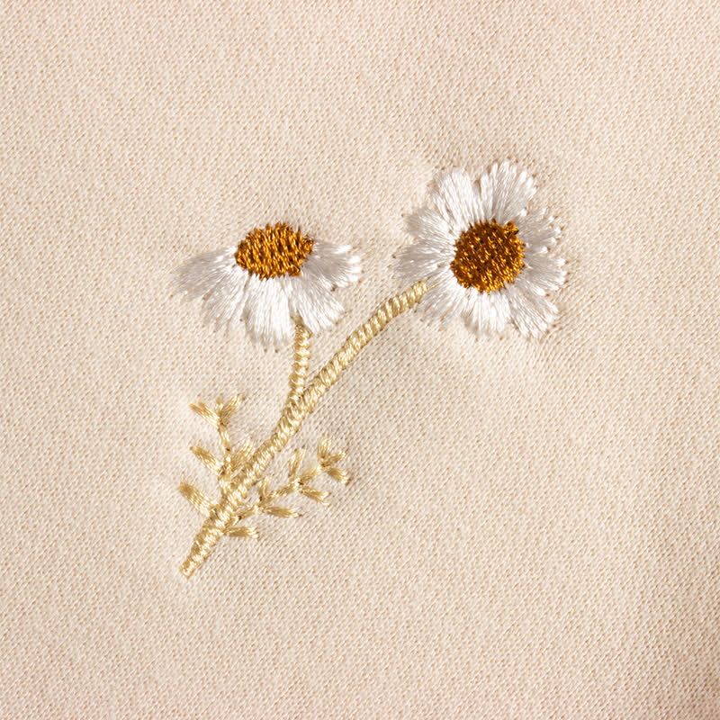 ベビー・幼児用 デイジー刺繍入りフリーススウェットシャツ＆ジョガーパンツ 2点セット - image 8