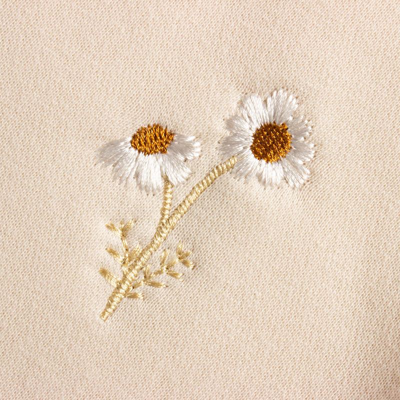 ベビー・幼児用 デイジー刺繍入りフリーススウェットシャツ＆ジョガーパンツ 2点セット - image 8