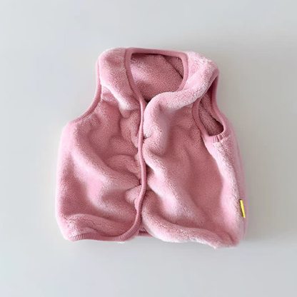 ベビーフリーススナップフロントベスト - ピンク - 18～24ヶ月 - image 2