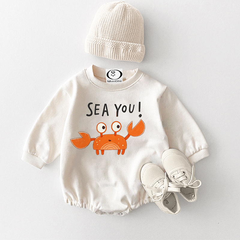 SEA YOU!ベビークラブ ホワイトボディスーツ - 白 - 18～24ヶ月 - image 1