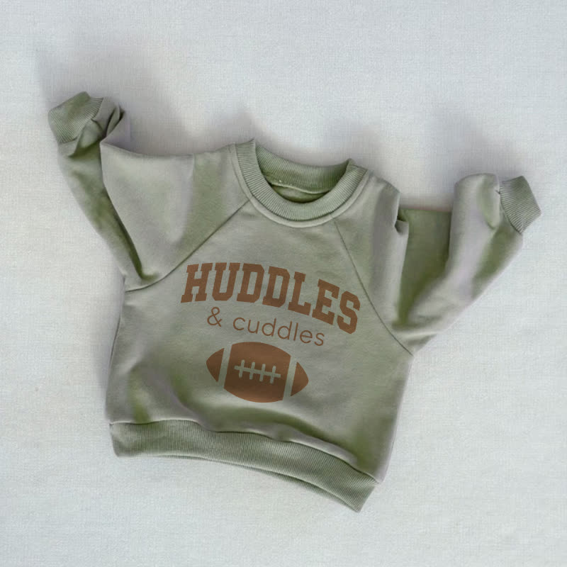 HUDDLES & CUDDLES幼児用ラグビー グレーグリーン スウェットシャツ - グレーグリーン - 3～5歳 - image 1