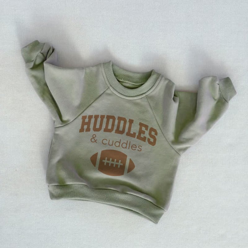 HUDDLES & CUDDLES幼児用ラグビー グレーグリーン スウェットシャツ - グレーグリーン - 3～5歳 - image 1