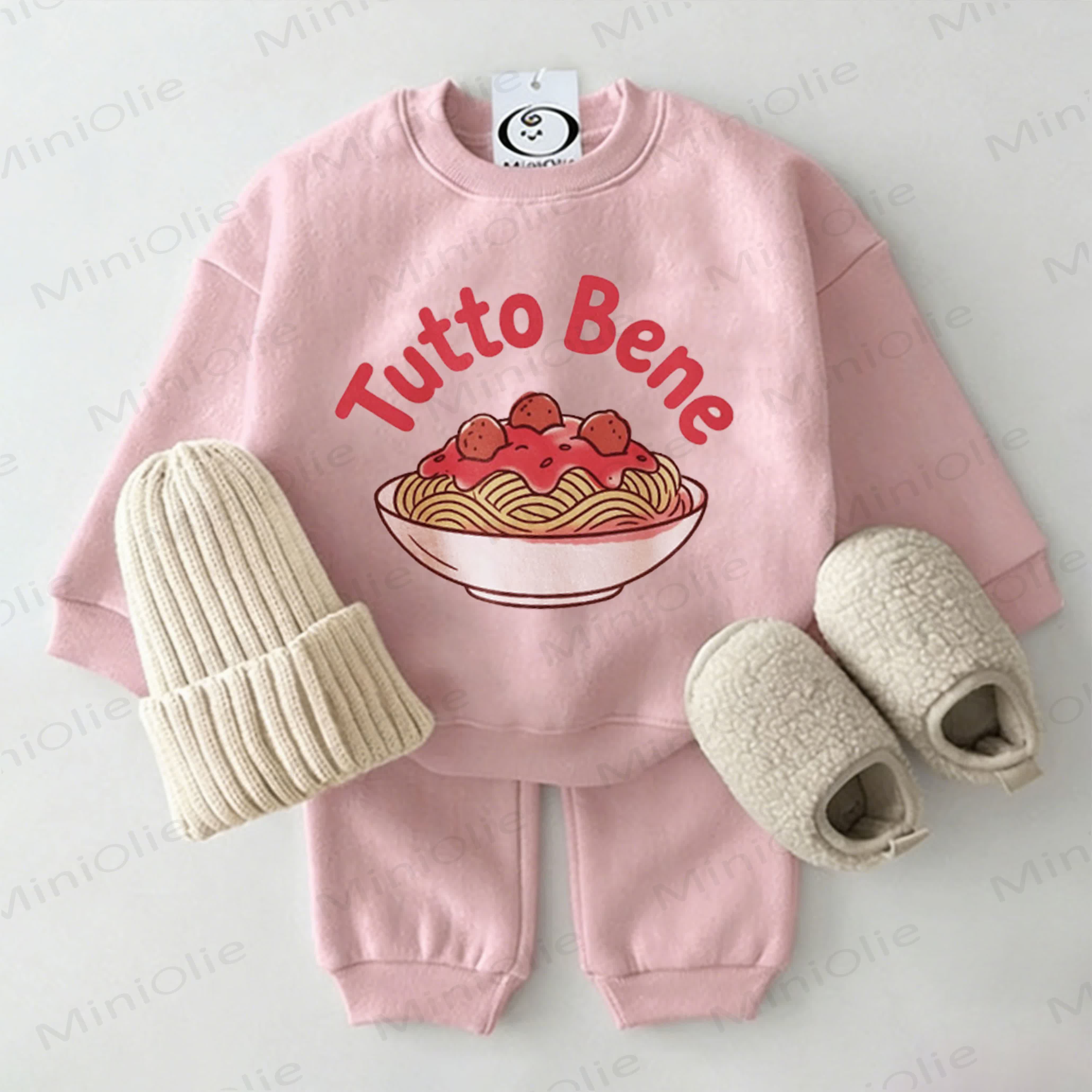 TUTTO BENEベビートレーナー 2 点セット ピンク - ピンク - 2～3歳 - image 1