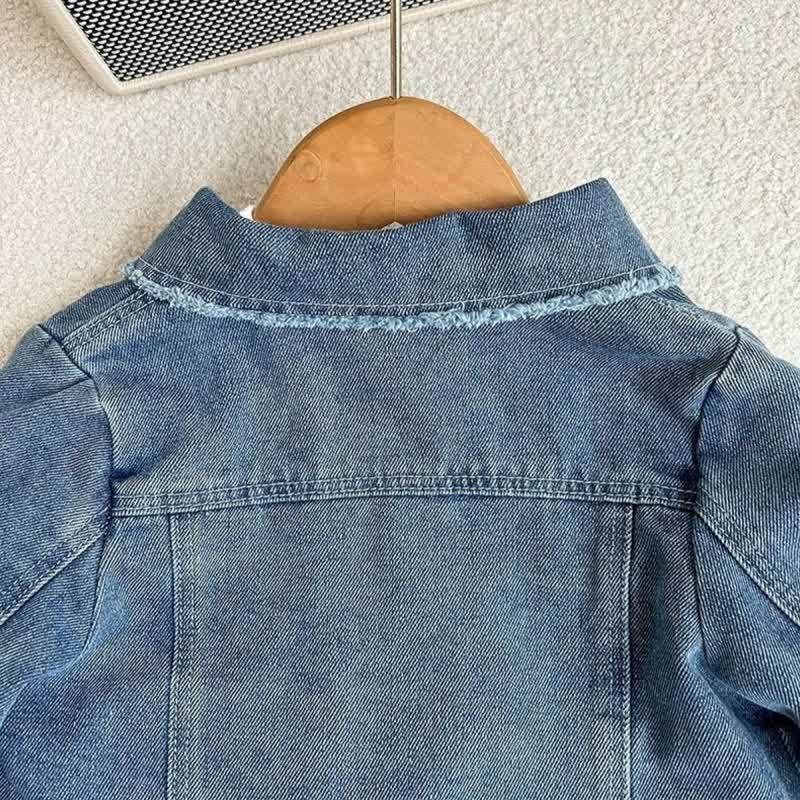 幼児用ブルーデニムジャケット＆スカート2点セット - image 5
