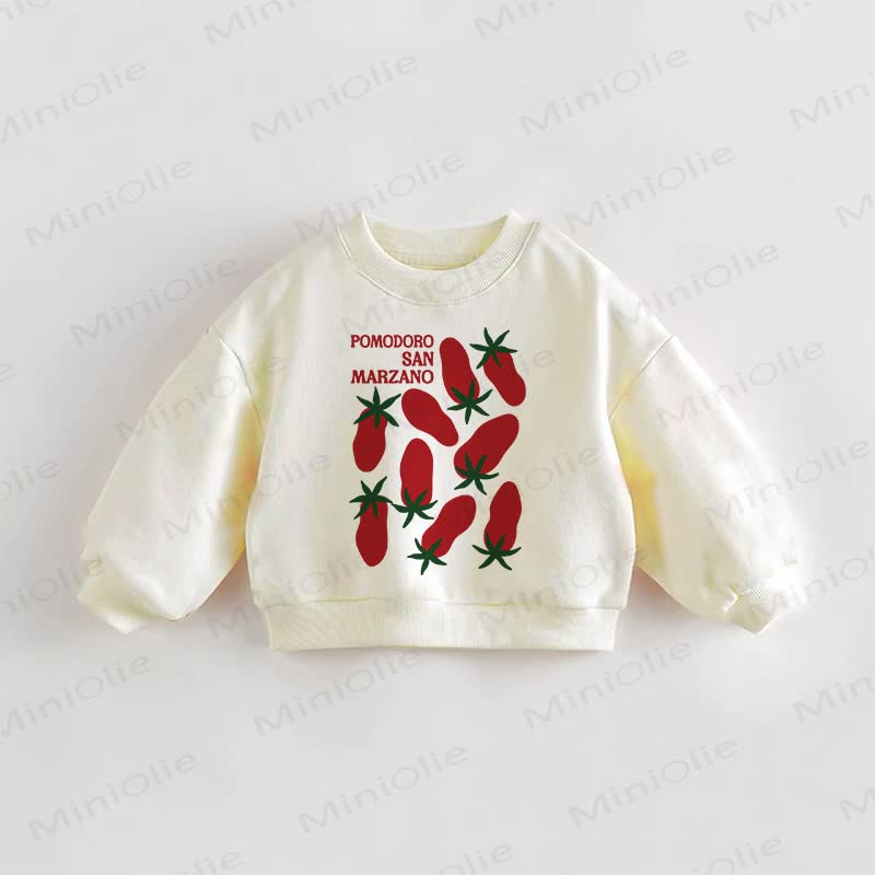  POMODORO・サン・マルツァーノ ベビー幼児用スウェットシャツ - クリーム - 3～5歳 - image 1