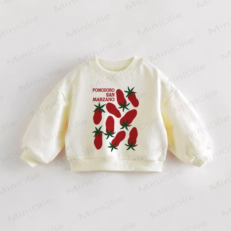  POMODORO・サン・マルツァーノ ベビー幼児用スウェットシャツ - クリーム - 3～5歳 - image 1
