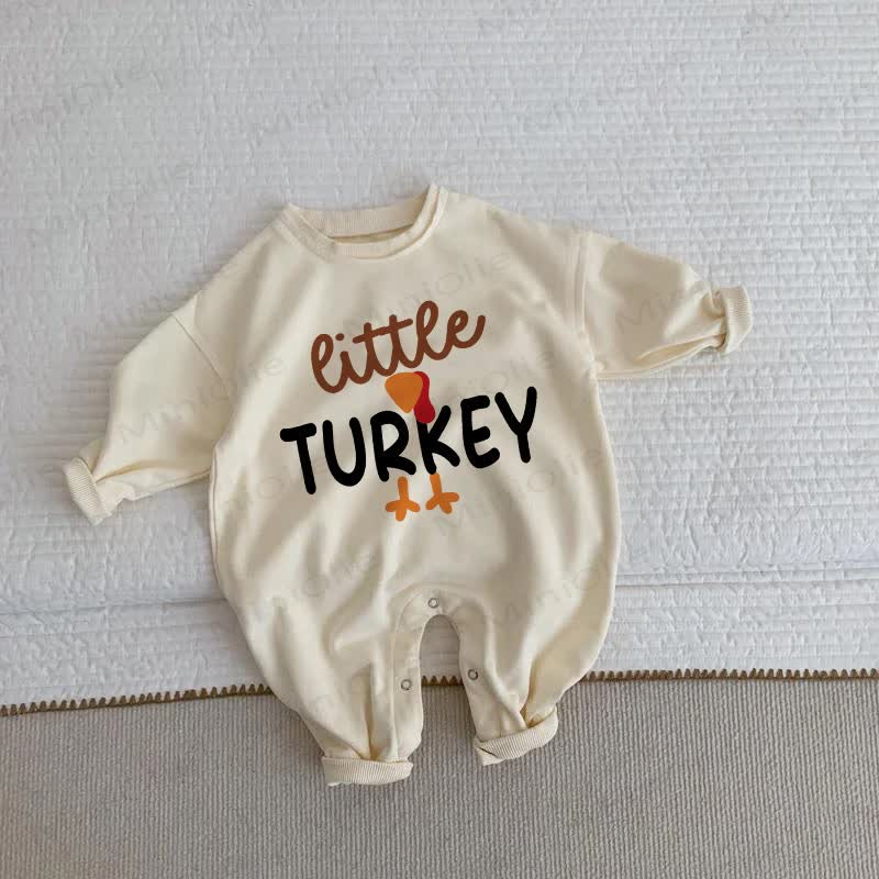 LITTLE TURKEY幼児用ベージュロンパース - ベージュ - 2～3歳 - image 1