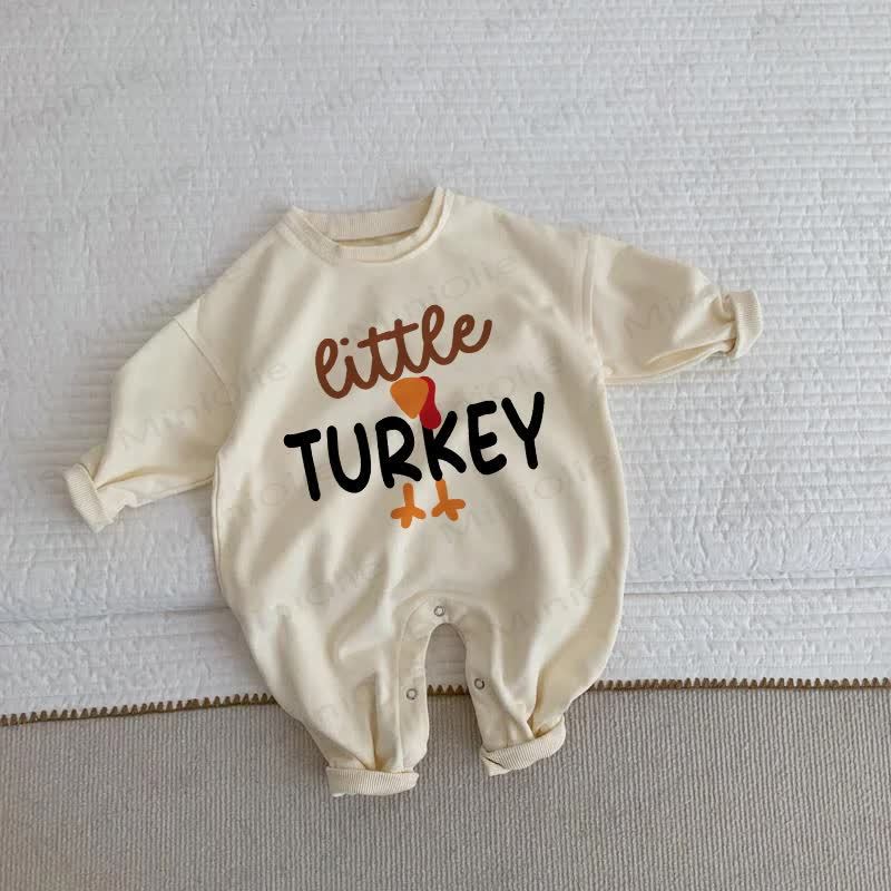 LITTLE TURKEY幼児用ベージュロンパース - ベージュ - 2～3歳 - image 1