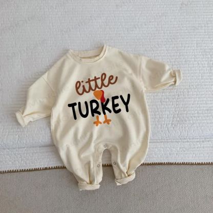 LITTLE TURKEY幼児用ベージュロンパース - ベージュ - 2～3歳 - image 1