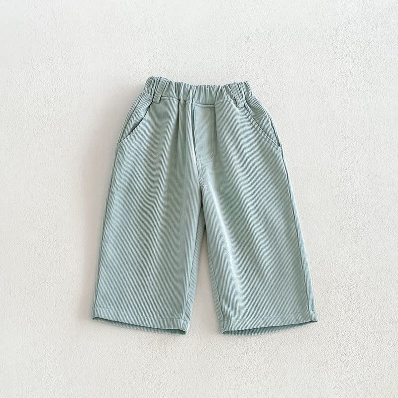 ベビー・幼児用無地コーデュロイストレートレッグパンツ - 緑 - 4～5歳 - image 4