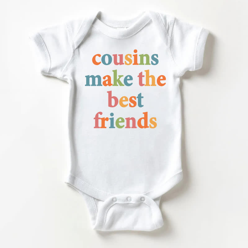COUSINS MAKE THE BEST FRIENDSベビーボディスーツ - 白 - 18～24ヶ月 - image 1