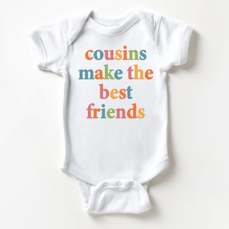 COUSINS MAKE THE BEST FRIENDSベビーボディスーツ - 白 - 18～24ヶ月 - image 1
