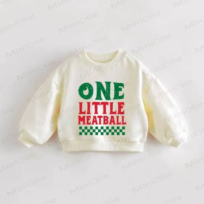 ONE LITTLE MEATBALL幼児用クリームスウェットシャツ - クリーム - 3～5歳 - image 1