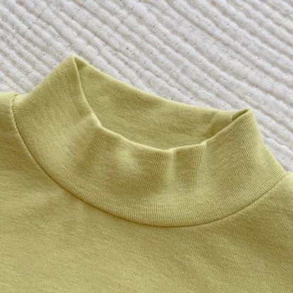 幼児用カジュアルモックネック長袖Tシャツ - image 12