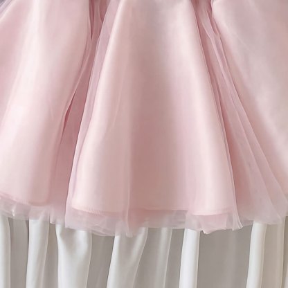 幼児用女の子向け、黒ニットボディス、ピンクチュールDress - image 5