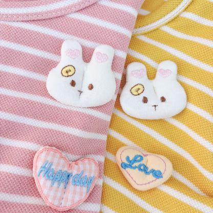 ベビー・幼児用女の子向けうさぎ柄ストライプニットチュールDress - image 5