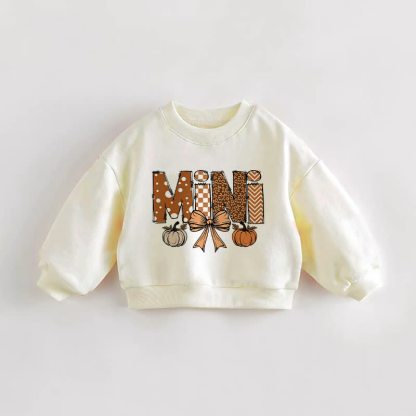 MINIベビー幼児用ハロウィンテーマクリームスウェットシャツ - クリーム - 3～5歳 - image 1
