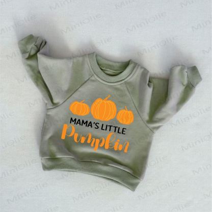 MAMA'S LITTLE PUMPKIN幼児用 グレーグリーン スウェットシャツ - グレーグリーン - 3～5歳 - image 1
