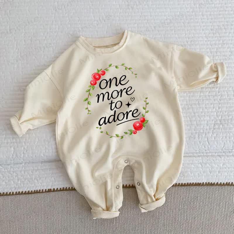 ONE MORE TO ADOREアイテム　ベビー・幼児用フルーツ柄ベージュロンパース - ベージュ - 2～3歳 - image 1