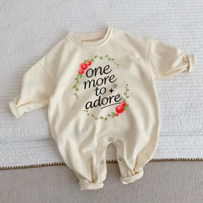 ONE MORE TO ADOREアイテム　ベビー・幼児用フルーツ柄ベージュロンパース - ベージュ - 2～3歳 - image 1
