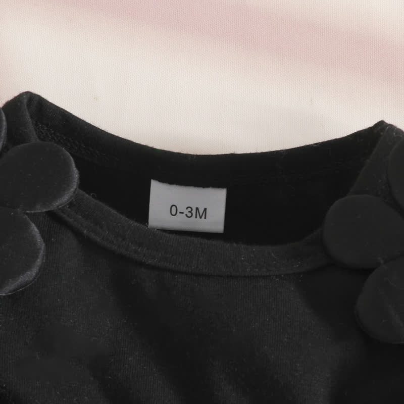 ベビーガール用花柄/ハート柄パッチチュールDress - image 7