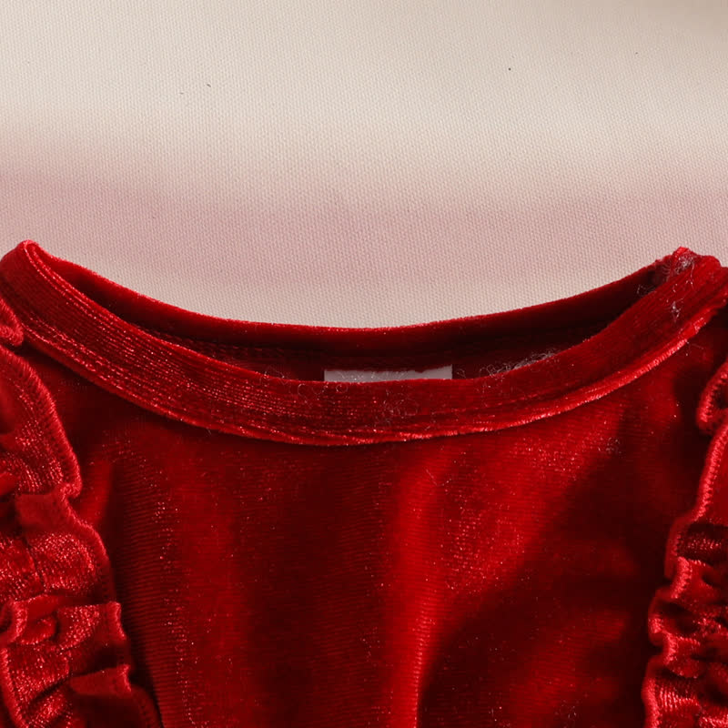 ベビーガール用ベルベットバタフライチュールDress - image 7