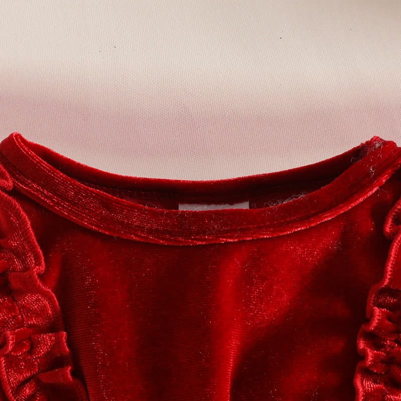 ベビーガール用ベルベットバタフライチュールDress - image 7