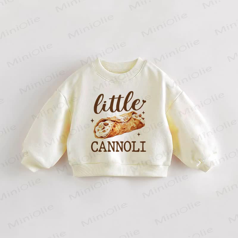 LITTLE CANNOLI幼児用クリームスウェットシャツ - クリーム - 3～5歳 - image 1