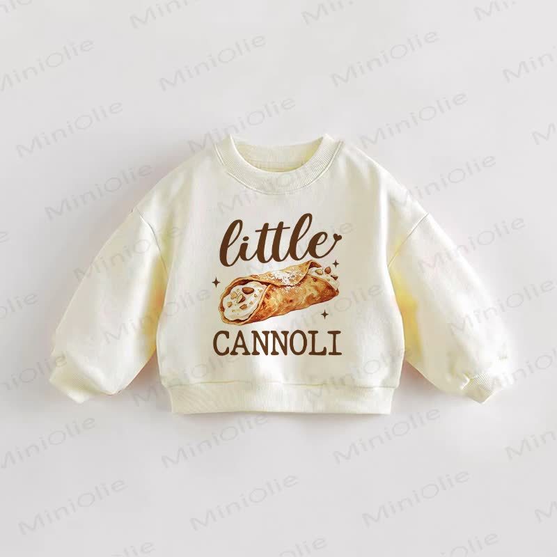 LITTLE CANNOLI幼児用クリームスウェットシャツ - クリーム - 3～5歳 - image 1