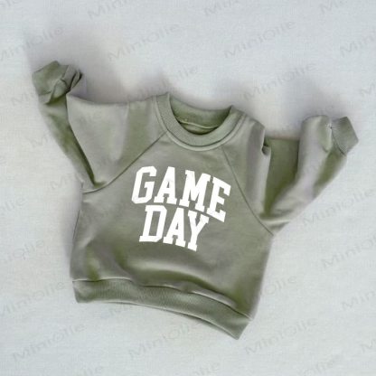 GAME DAYベビー幼児用 グレーグリーン スウェットシャツ - グレーグリーン - 3～5歳 - image 1