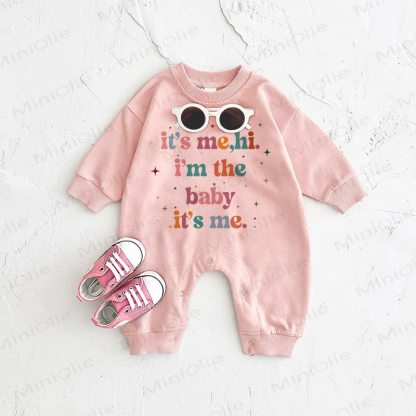 IT'S ME, HI. I'M THE BABYピンクのロンパース - ピンク - 2～3歳 - image 1