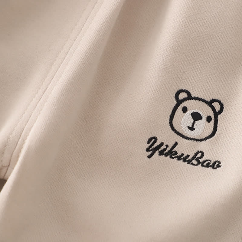 ベビー・幼児用クマ刺繍入りカジュアルジョガーパンツ - image 7