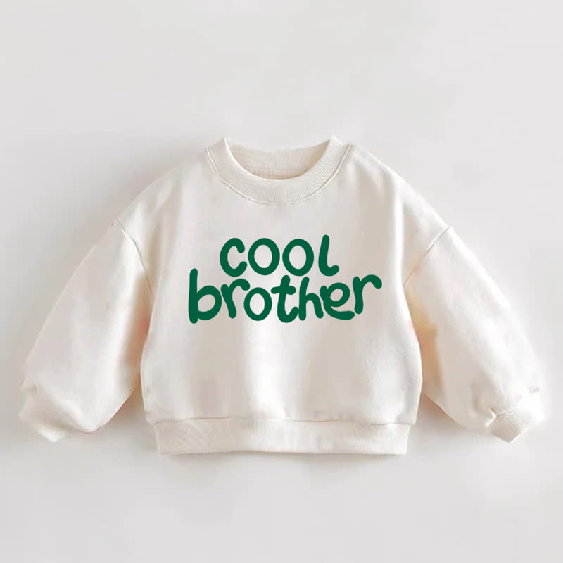 COOL BROTHER幼児用クリームスウェットシャツ - クリーム - 3～5歳 - image 1