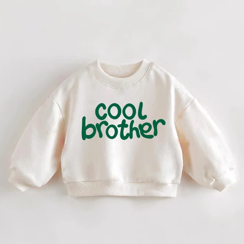 COOL BROTHER幼児用クリームスウェットシャツ - クリーム - 3～5歳 - image 1