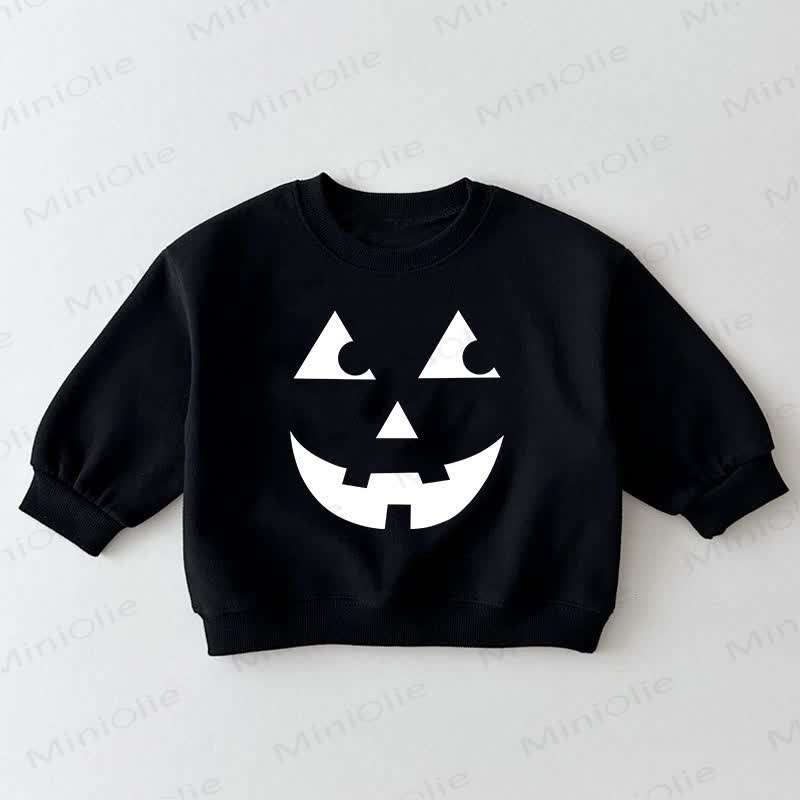 ベビー・幼児用ハロウィンブラックスウェットシャツ - 黒 - 3～5歳 - image 1