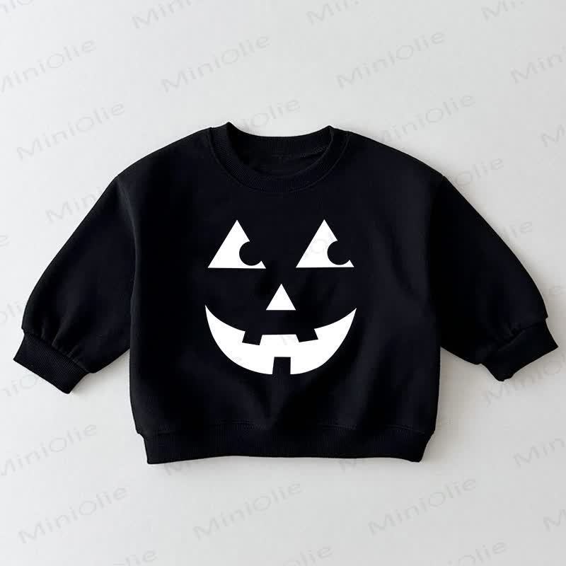 ベビー・幼児用ハロウィンブラックスウェットシャツ - 黒 - 3～5歳 - image 1