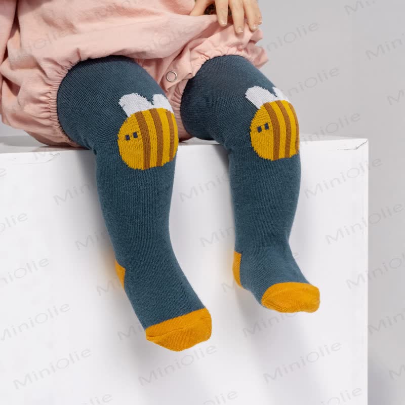ベビー用ミックスプリント足つきレギンス 3枚セット - image 4