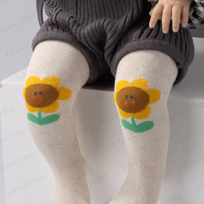 ベビー用ミックスプリント足つきレギンス 3枚セット - image 3